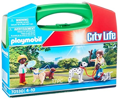 PLAYMOBIL 70530 City Life Puppy Playtime Small Carry Case