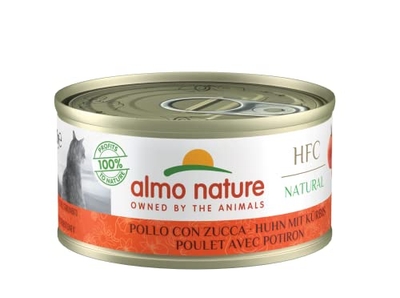 Almo Nature HFC Natural met kip en pompoen 24 x 70 gram - natvoer katten