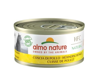 Almo Nature Kattenvoer HFC Natural, Kippenpoten, 24 x 70 g - natvoer katten