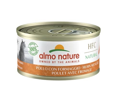 Almo Nature HFC Natural - kip met kaas 24 x 70 gram - natvoer katten