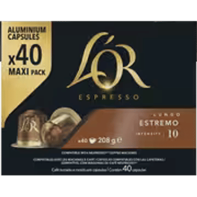 L'OR Lungo Estremo - 40 koffiecups