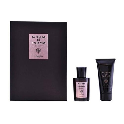 Acqua di Parma Ambra Giftset - 100 ml eau de cologne spray + 75 ml showergel - unisex cadeauset