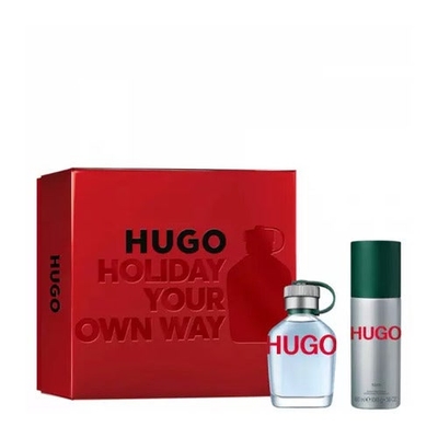 Hugo Gift Set Eau De Toilette (edt) 75 Ml And Deospray 150 Ml 75ml
