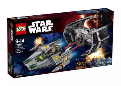 LEGO Star Wars Darth Vader's TIE Advanced vs. A-Win Starfighter - 75150