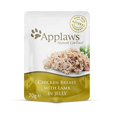 Applaws Natural Wet Cat Food Chicken with Lamb in Jelly 16 x 70 gram - natvoer katten