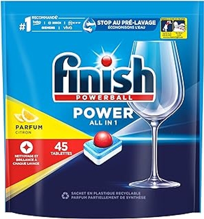 Finish All in 1 Max Citroen vaatwastabletten  - 45 wasbeurten