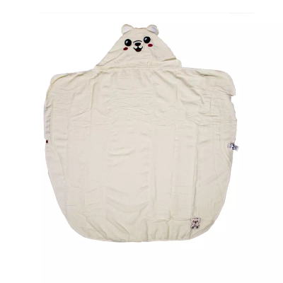 Duplo - Handdoek - Met - Capuchon - Unisex - Wit - Vanaf 1.5 jaar