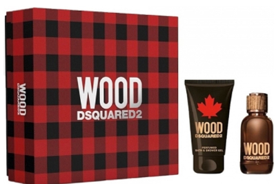 Dsquared2 Wood for men - Set - Eau de toilette 30 ml + Shower gel 50 ml
