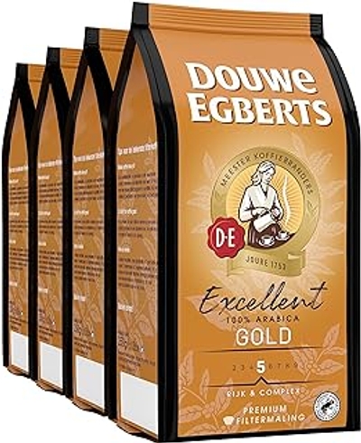 Douwe Egberts Filterkoffie Aroma Variaties Excellent Gold - 4 x 250 gram