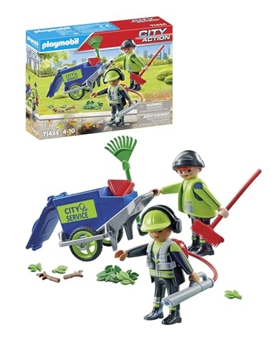 Playmobil City Action Figurenset schoonmaakteam - 71434