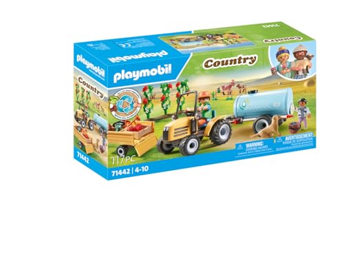 PLAYMOBIL Country Tractor met aanhanger en watertank - 71442