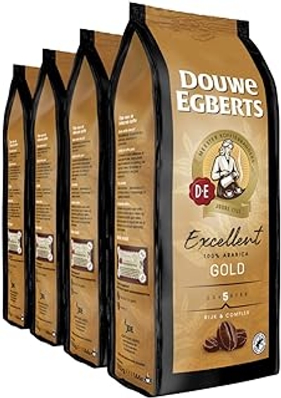 Douwe Egberts Koffiebonen Excellent Gold - 4 x 1000 gram