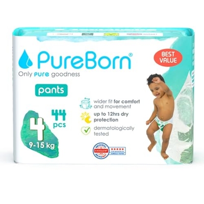 PureBorn  luierbroekjes maat 4 - 44 stuks