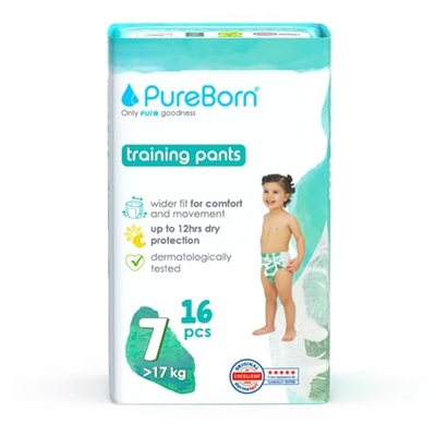 PureBorn  luierbroekjes maat 7 - 16 stuks
