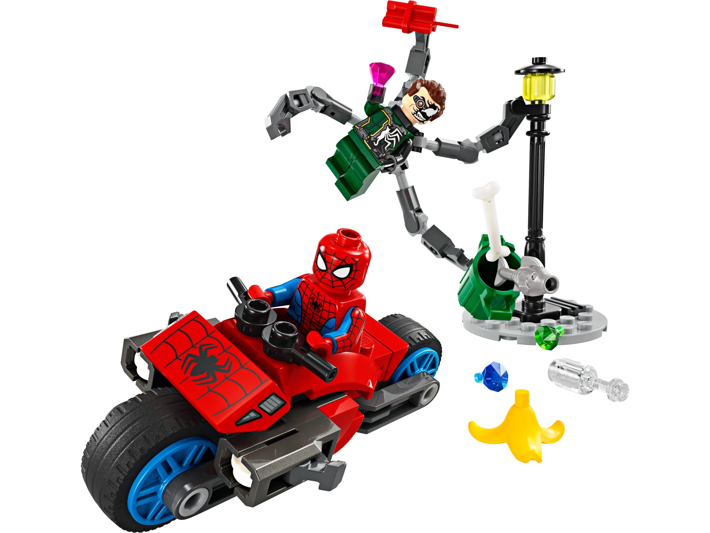 LEGO Super Heroes Motorachtervolging: Spider-Man vs. Doc Ock 76275