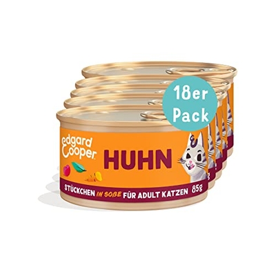 Edgard & Cooper kip 18 x 85 gr - natvoer katten
