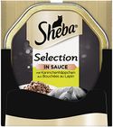 Sheba Selection in Sauce - Kattenvoer met konijn in saus voor volwassen katten - 22 x 85g kattenvoer - natvoer katten