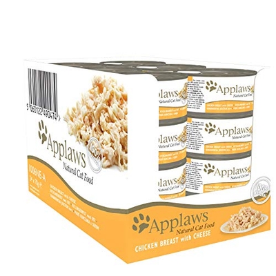 Applaws kip met kaas in bouillon, 24 x 70 gr - natvoer katten