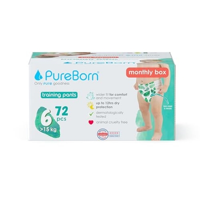 PureBorn  luierbroekjes maat 6 - 72 stuks