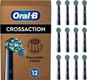 Oral-B CrossAction Black  opzetborstels - 12 stuks