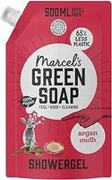 Marcel's Green Soap - Navulling met Argan & Oudh douchegel - Waslotion - 100% milieuvriendelijk - 100% veganistisch - 97% biologisch afbreekbaar - 500 ml