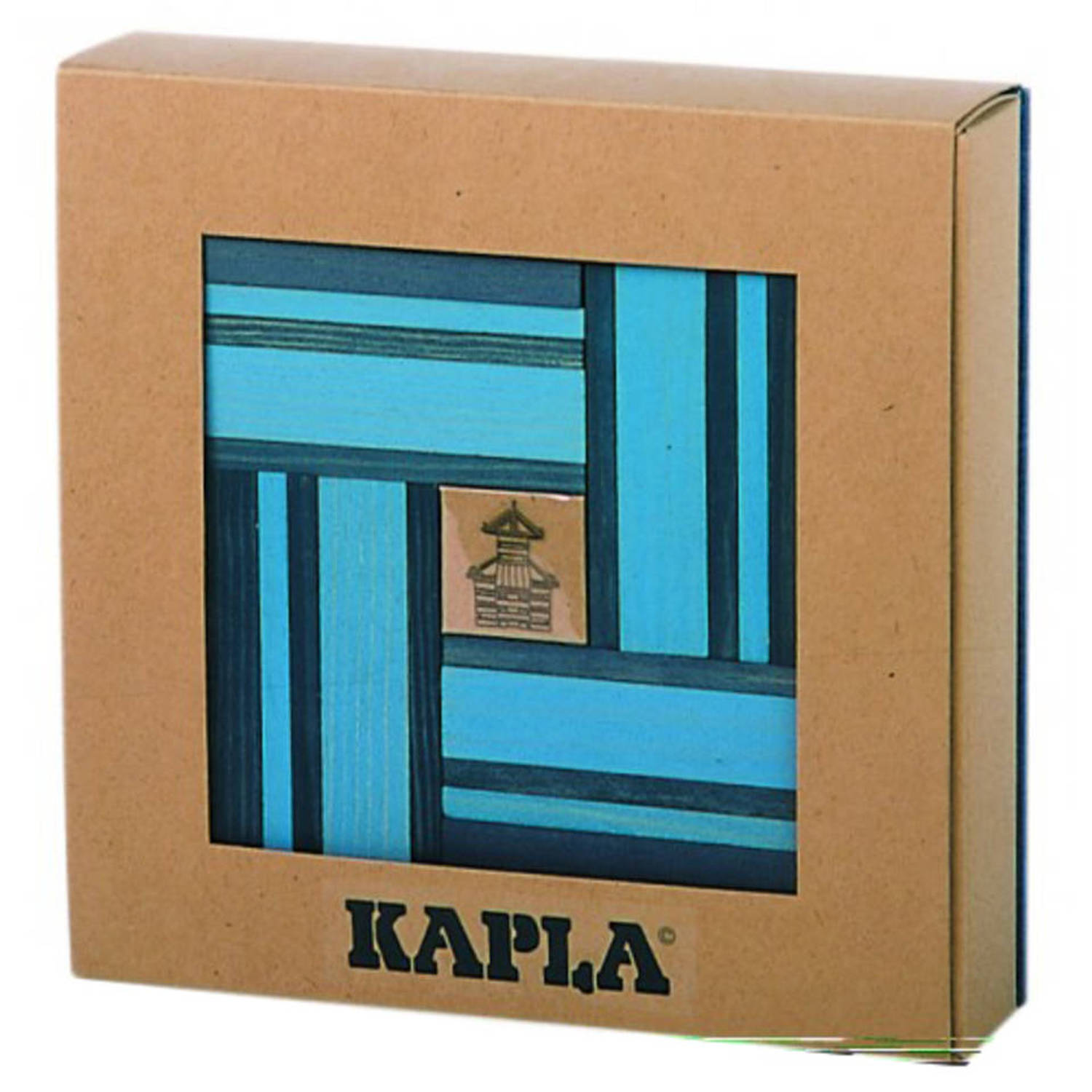 kapla-8010-kapla-40-stuks-kleur-met-boekje-blauw