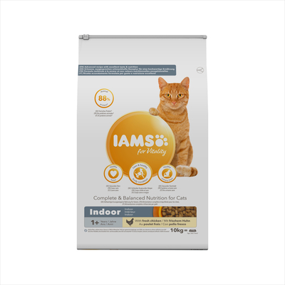 IAMS Adult Cat Indoor - 10 kg - kattenbrokken