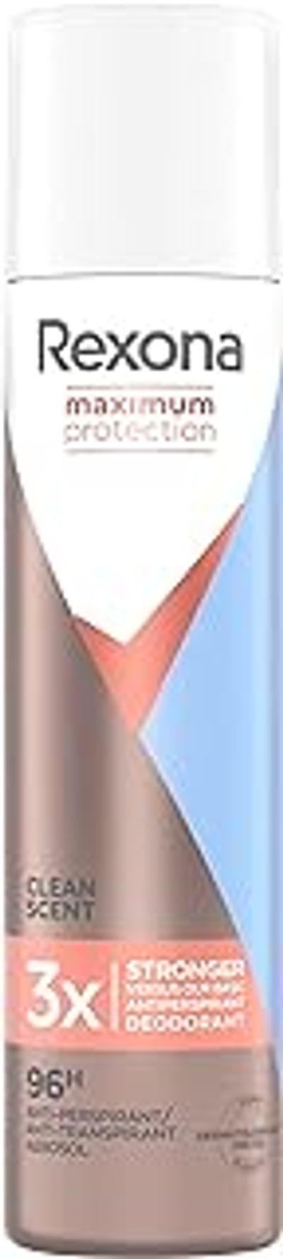 Rexona Maximum Protection Clean Scent Anti-Transpirant Spray, voor maximale bescherming tegen zweet en lichaamsgeur - 100 ml