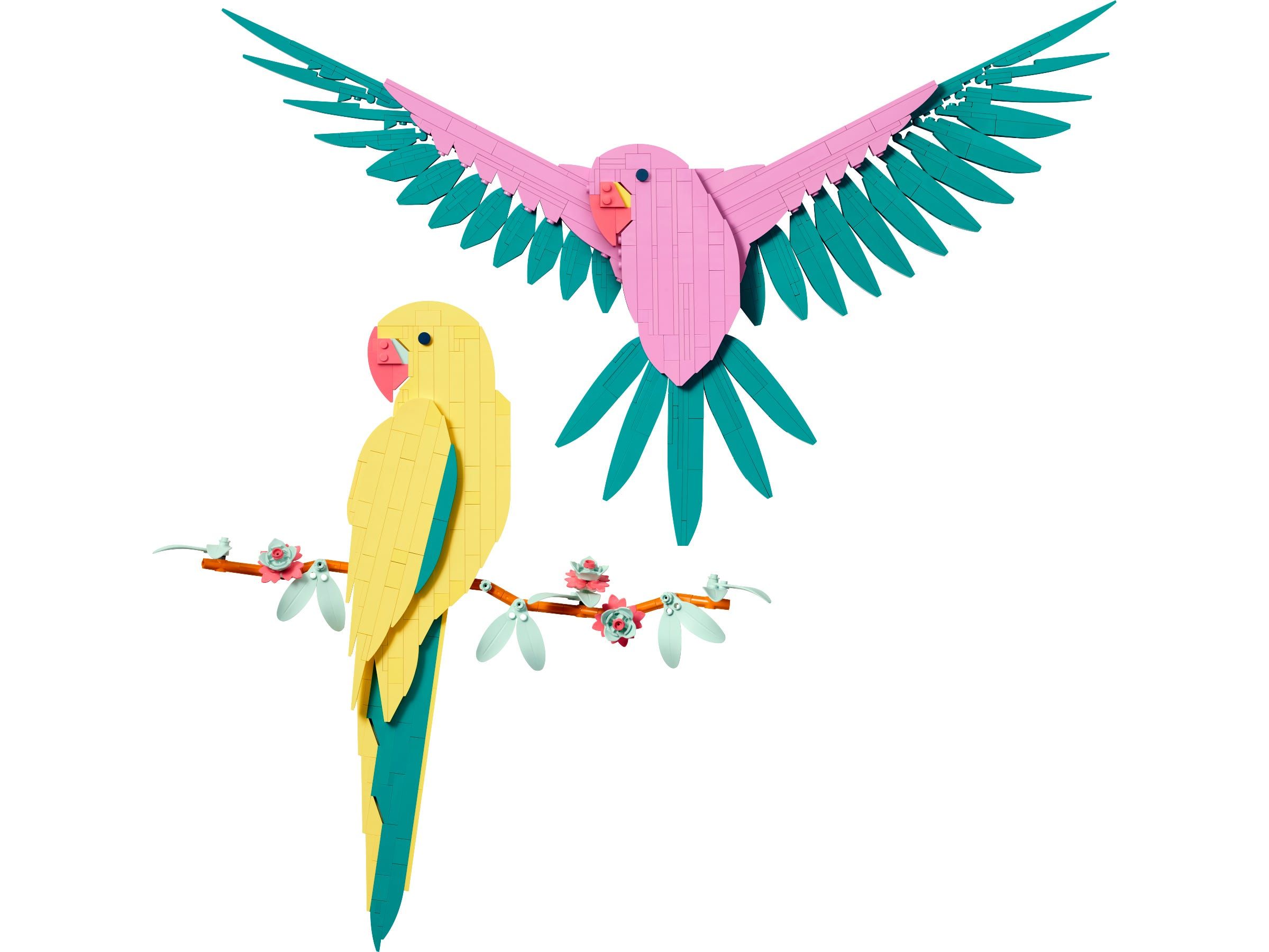 LEGO Art De Faunacollectie – Kleurrijke papegaaien 31211