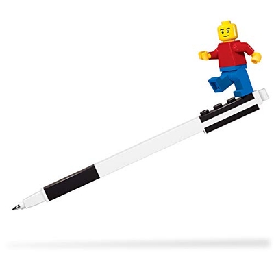LEGO - Gel Pen - met minifiguur - zwart