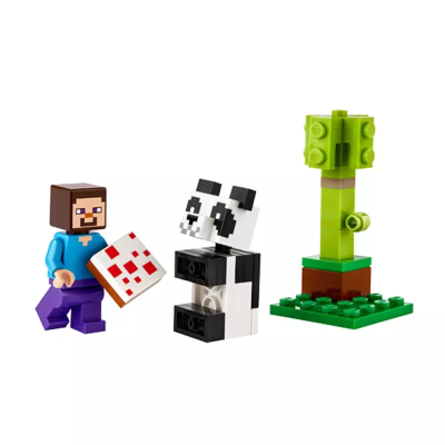 LEGO Minecraft 30672 - Steve en Babypanda (polybag)