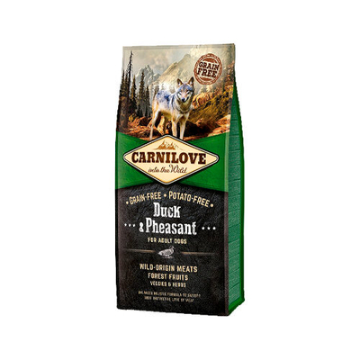 Carnilove - Eend & Fazant Adult - 12 kg - hondenbrokken