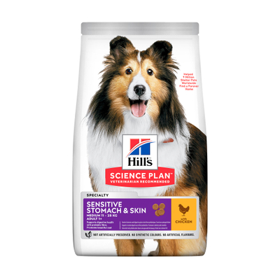 Hill's Science Plan - Adult Sensitive Stomach & Skin - Medium - 2,5 kg - hondenbrokken
