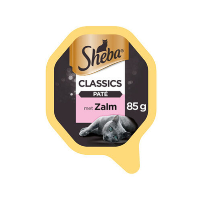 Sheba Classics Paté - Zalm - 44 x 85 g - natvoer katten