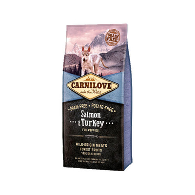 Carnilove - Salmon & turkey puppies - 12 kg - hondenbrokken