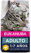 Eukanuba Kattenvoer Adult kip en lever (10 kg) - kattenbrokken