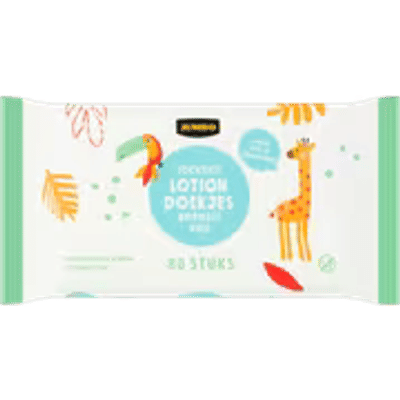 Jumbo Lotion billendoekjes - 80 stuks