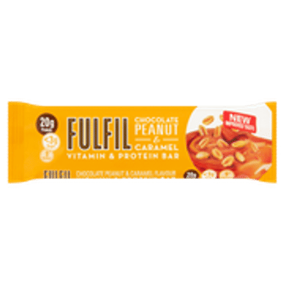 Fulfil Chocolate Peanut & Caramel Vitamin & Protein Bar - 1 reep
