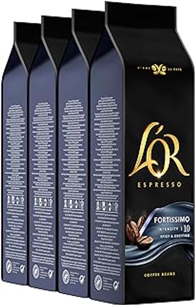 L'OR Koffiebonen Espresso Fortissimo Dark Roast - 4 x 500 gram