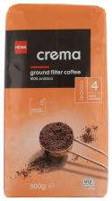 HEMA filterkoffie crema - 500 gram