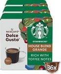 Starbucks House Blend Medium Roast - 36 Dolce Gusto koffiecups
