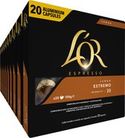 L'OR Lungo Estremo - Intensiteit 10/12 - 10 x 20 koffiecups
