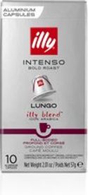 illy Lungo Intenso Intensiteit 7/9 - 10 x 10 koffiecups