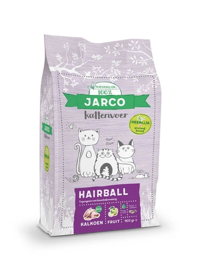 Jarco Hairball - Kattenvoer 2 kg - kattenbrokken