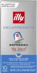 illy Espresso Decaffeinato Intensiteit 5/9 - 10 x 10 koffiecups