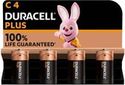 Duracell C plus Batterij K4 Alkaline 1.5 V - 4 stuks