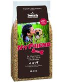 bosch My Friend Soft | Hondenvoer voor volwassen honden van alle rassen | Volwaardige voeding met zachte brokjes | 15 kg - hondenbrokken