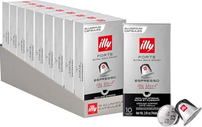 illy Forte Espresso Intensiteit 9/9 - 10 x 10 koffiecups