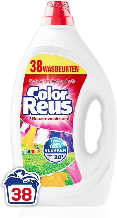 Color Reus  wasmiddel witte was & gekleurde was - 38 wasbeurten