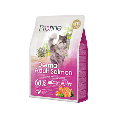 Profine Adult Derma - Kattenvoer - Zalm - 2 kg - kattenbrokken